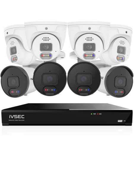 IVSEC 12MP 6K AI UHD CCTV Security System | 4TB IVK16L-12504B4D-DL