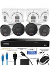 IVSEC 12MP 6K AI 2TB 8CH 4x Bullet + 4x Dome Cameras UHD CCTV NVR System