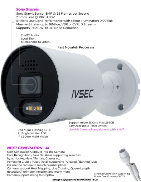 IVSEC PRO 8MP 4K PRO-AI 2TB 8CH 4xBullet+4xDome IVK8P-8804B4D-DL IVSEC PRO 8MP 4K PRO-AI 2TB 8CH 4xBullet+4xDome IVK8P-8804B4D-DL
