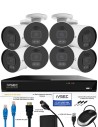 IVSEC PRO 8MP 4K PRO-AI 2TB 8CH 8xBullet Cam 25fps Sony Starvis NVR CCTV Security System (8x8)