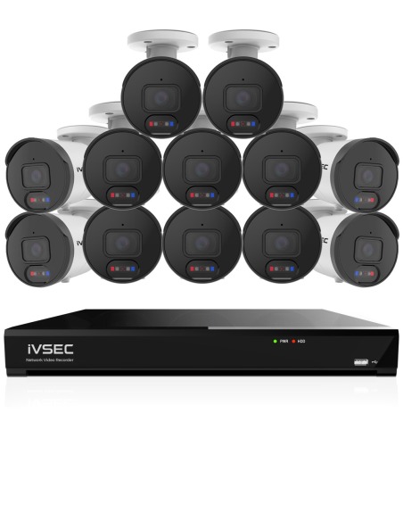 IVSEC 12MP 6K-UHD AI 4TB 16CH 12x Bullet Cameras IVK16L-125012B-DL IVSEC 12MP 6K-UHD AI 4TB 16CH 12x Bullet Cameras IVK16L-125012B-DL