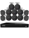 IVSEC 12MP 6K-UHD AI 4TB 16CH 12x Bullet Cameras IP NVR CCTV Security System (16x12)
