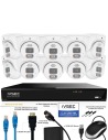 IVSEC 12MP 6K-UHD AI 4TB 16CH 10x Dome Cameras IP NVR CCTV Security System