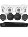 IVSEC 8MP 4K-UHD AI 2TB 8CH 4x Bullet + 4xDome Cameras IP NVR CCTV Security System