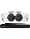 IVSEC 8-Channel 4K-UHD AI CCTV Kit with 8MP IP NVR, 2TB Storage, 2 Bullet & 2 Dome Cameras