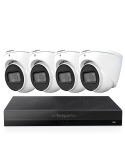 LA Series 4-Channel 6MP AI Surveillance Kit 2TB NVR with 4 AI Cameras - NVRKIT-LA462-4C