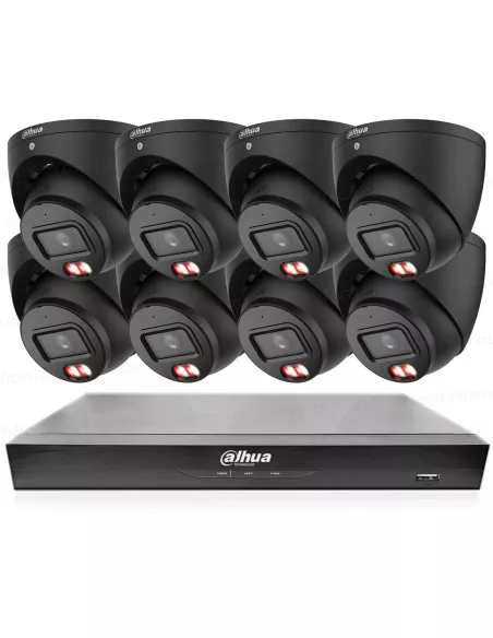 Dahua Black AcuPick AI 8-Channel 4K Kit with 8x DH-ACU8867B-8D Dahua Black AcuPick AI 8-Channel 4K Kit with 8x DH-ACU8867B-8D