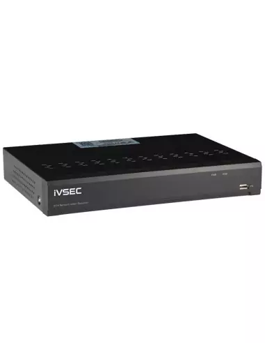 IVSEC 8 Channel IP PoE 4K Ultra-HD Network Video Recorder - IVNR008XB