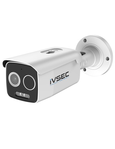 IVSEC 5MP Thermal Bullet IP Camera with 3.2mm Fixed Lens, 25FPS, Bi-Spectrum Advanced Detection - IVNC630ADX