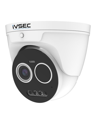 IVSEC 5MP Thermal Turret IP Camera with 3.2mm Fixed Lens, 25FPS, Bi-Spectrum Advanced Detection - IVNC620ADX