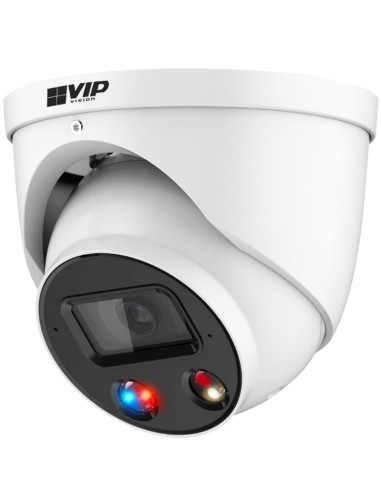 NEW Version (ID4) VIP Vision 8MP 4K AI Security Camera Fixed Deterrence Dome Smart Detection Siren & Spotlight VSIPP-8DG-ID4