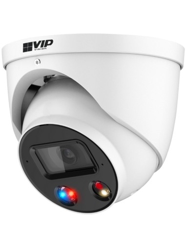 VIP Vision 8MP 4K AI Security Camera Fixed Deterrence Dome Smart Detection Siren & Spotlight VSIPP-8DG-ID4