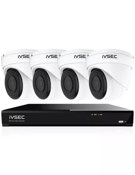 IVSEC KIT 4 X NC340XA 12MP IP CAM + NR3082X-2TB IVK-54