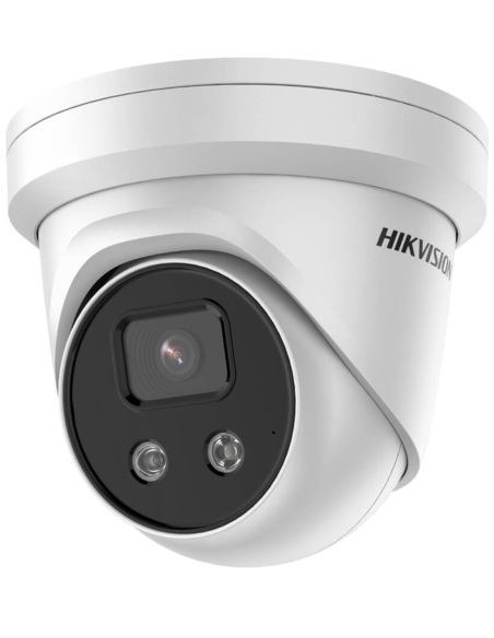 Hikvision Acusense IP LIVEGUARD 6MP With Warning & Strobe Turret Network Camera - DS-2CD2366G2-ISU/SL