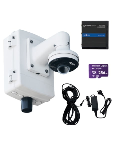 VIP Vision 4G/4MP HD Private Pole Site Monitoring VSIPKIT-P4G