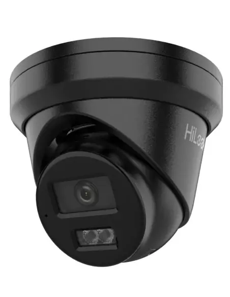 HiLook T381H-MU2B 8MP 4K Turret Black Camera – 2.8mm Lens | Smart Detection