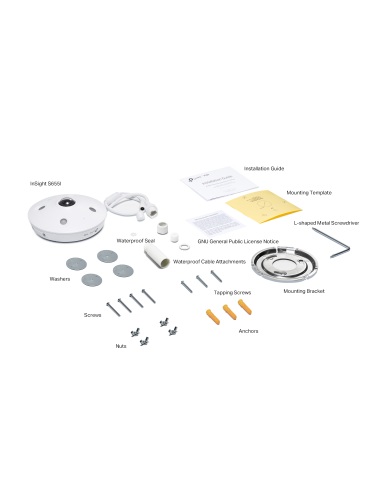 VIGI 5MP HD AI IR Fisheye IP Network Camera 360° InSight-S655I