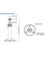 Dahua PFB110W Universal CCTV Basic Bracket PFB110W