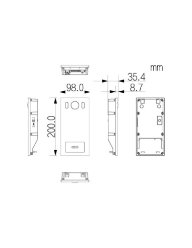 Apartment D2 Series IP Door StationINTIPADSD2