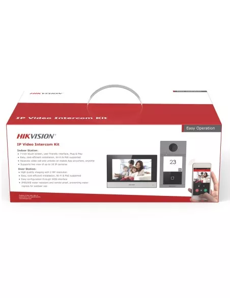 Hikvision DS-KIS604-P 2nd Gen IP Intercom Kit – DS-KIS604-P