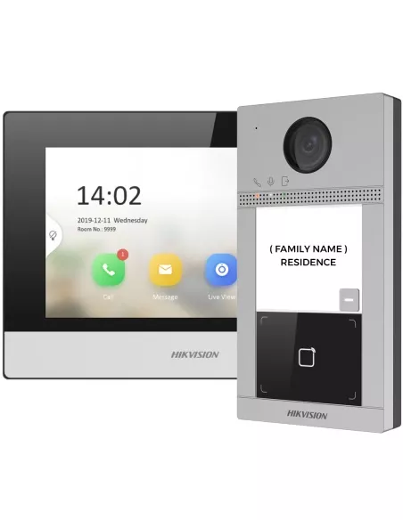 Hikvision DS-KIS604-P 2nd Gen IP Intercom Kit – DS-KIS604-P