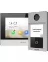 Hikvision DS-KIS604-P 2nd Gen IP Intercom Kit – 1-to-1 Villa System, Wi-Fi Indoor Monitor, Aluminium Door Station, Surface Mount
