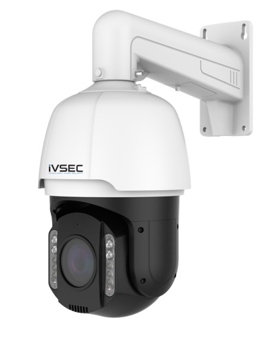 IVSEC PTZ SPEED DOME IP CAMERA  8MP 5.5-202MM MOTORISED LENS 30FPS POE IP67 ADV IVS