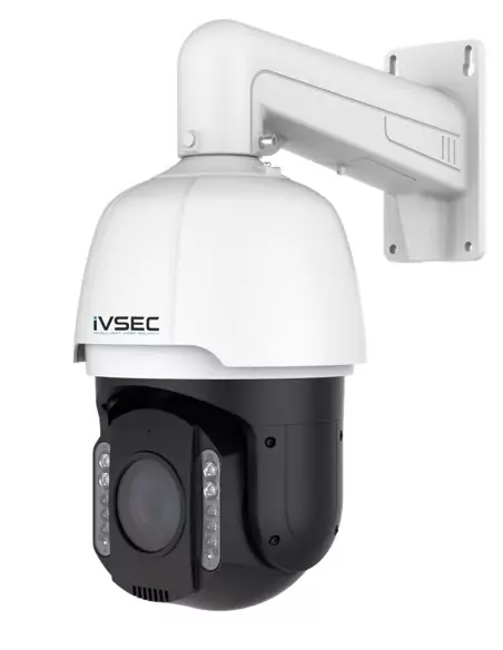 IVSEC 8MP PTZ Speed Dome IP Camera with 5.5–202mm Motorised Lens, 30FPS, PoE, IP67 Rating and Advanced IVS