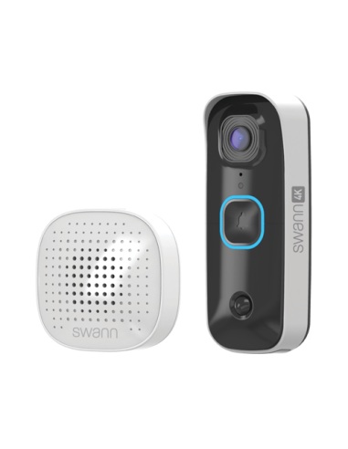 SwannBuddy4K Video Doorbell with SwannShield AI Voice Assistant | SWIFI-4KBUDDY