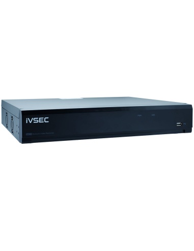 IVSEC - IVNR6644EX 64 CHANNELS, 2 GIGABIT PORTS, 4 BAYS