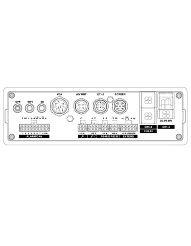 Securview 8 Channel Mobile HDCVI Recorder with MXVR-GPS8GW