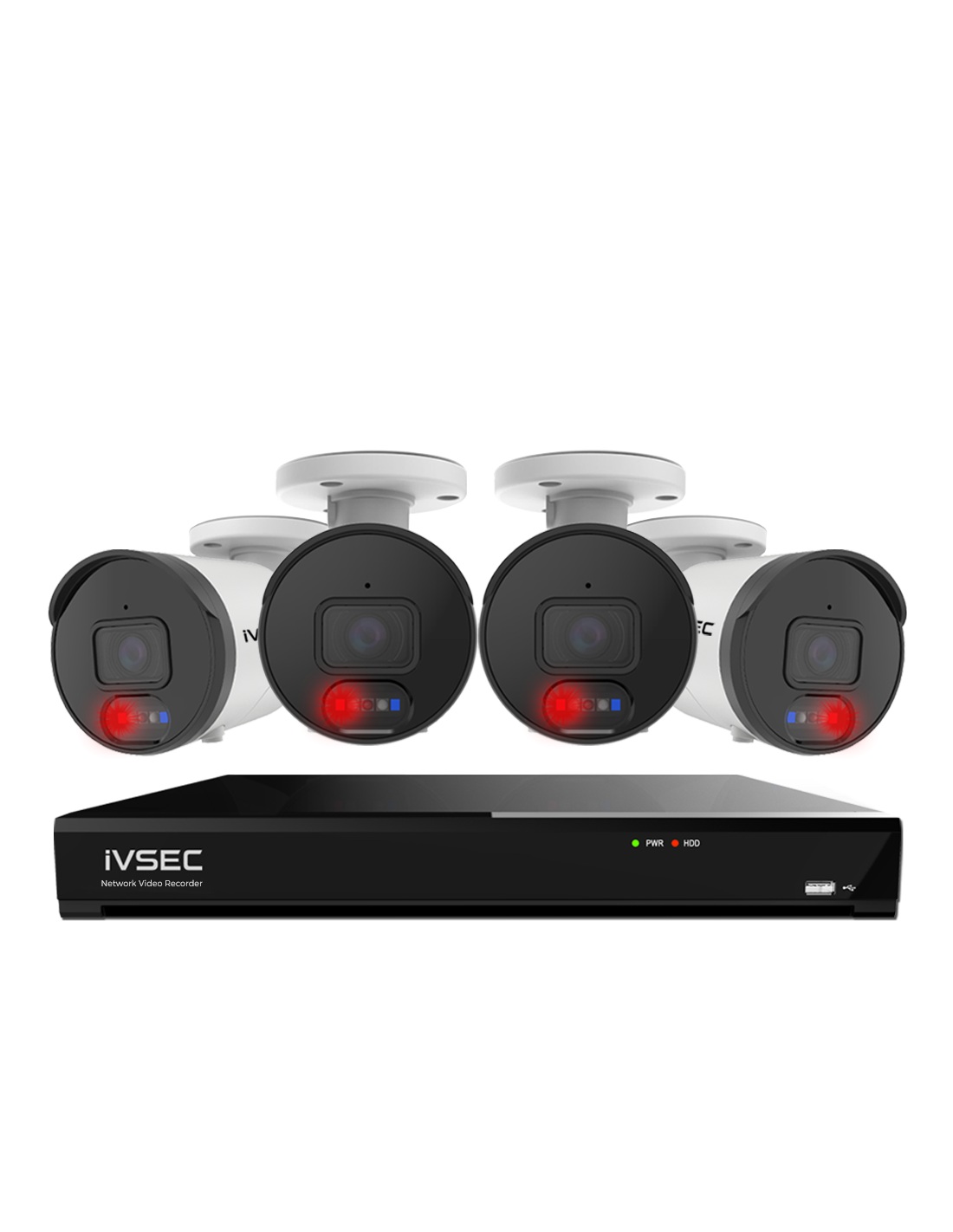 4K NVR Security System – 8 Channel IVSEC CCTV Kit IVK8L-8504B-2T-E3