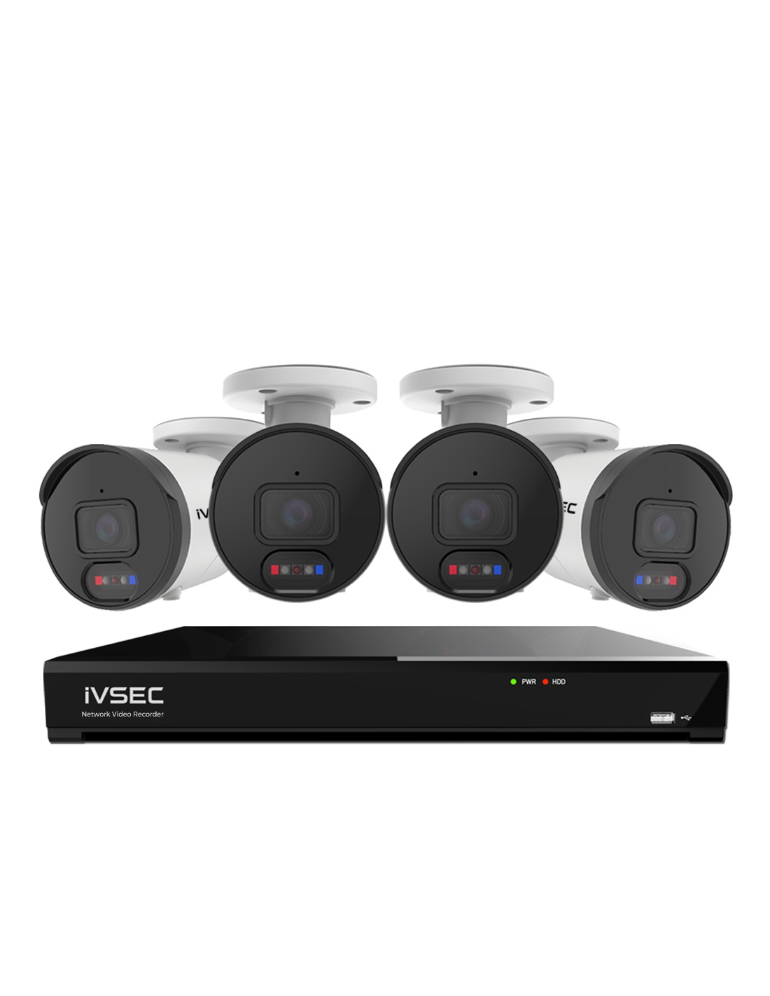 4K NVR Security System – 8 Channel IVSEC CCTV Kit IVK8L-8504B-2T-E3
