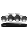 IVSEC 4K 8CH PoE CCTV – NVR Kit w/ AI Bullet Cameras & 2TB Drive