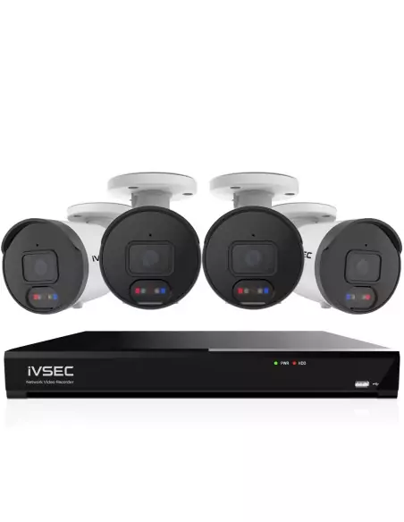 Home 4K CCTV NVR System – IVSEC 8CH AI PoE Kit + IVK8L-8504B-2T-E10