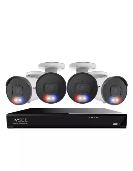 Home 4K CCTV NVR System – IVSEC 8CH AI PoE Kit + IVK8L-8504B-2T-E10