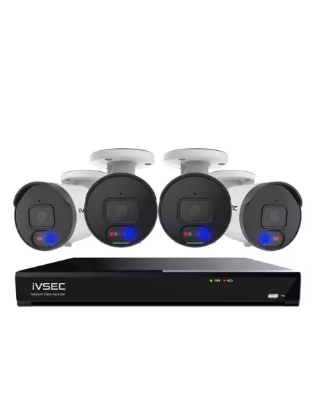 Home 4K CCTV NVR System – IVSEC 8CH AI PoE Kit + IVK8L-8504B-2T-E10