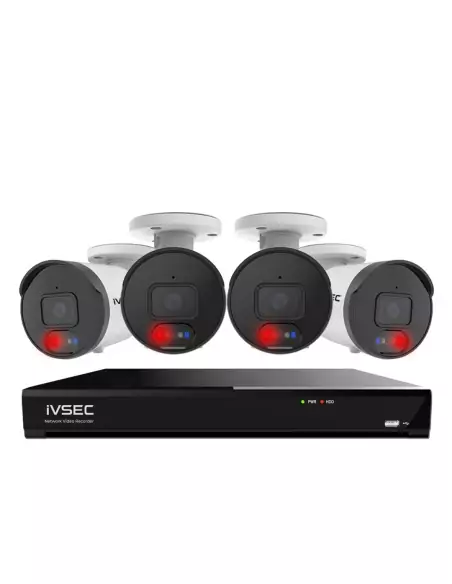 Home 4K CCTV NVR System – IVSEC 8CH AI PoE Kit + IVK8L-8504B-2T-E10