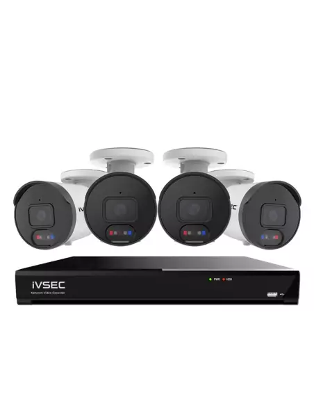Home 4K CCTV NVR System – IVSEC 8CH AI PoE Kit + IVK8L-8504B-2T-E10