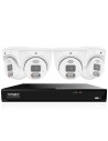 IVSEC 4x Dome 8MP CCTV Kit – 4K 8CH NVR + AI & 2TB Hard Drive