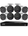 IVSEC 8CH AI Bullet CCTV – 4K 8MP Cams + 2TB NVR Recorder