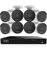 4K Bullet Camera System – 8CH IVSEC NVR + 8x 8MP Cams & 2TB