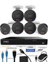 Complete 8MP CCTV Kit – IVSEC 6 Bullet Cams + 4K NVR & 2TB