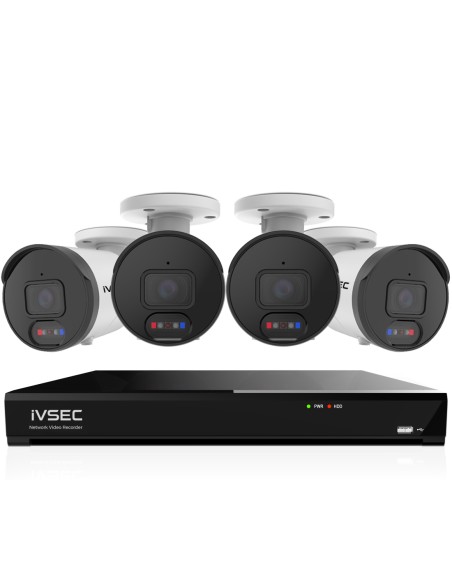 6K 12MP CCTV System – IVSEC 8CH NVR + 4 Bullet IVK8L-12504B-2T-E7 6K 12MP CCTV System – IVSEC 8CH NVR + 4 Bullet IVK8L-12504B-2T-E7
