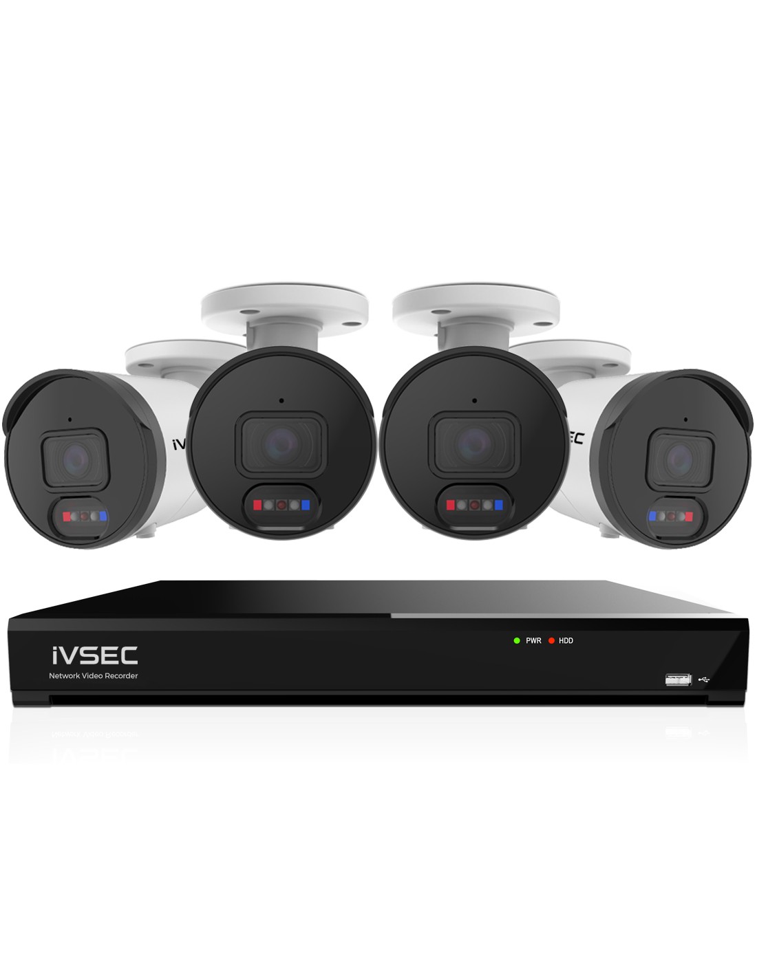 12MP 6K IVSEC Bullet Kit – 8CH NVR System + 2TB IVK8L-12504B-2T-E9