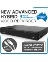 Hybrid 8CH IVSEC DVR 2TB – 8MP SWPRO/BNC/IP – Swann Ready CCTV System