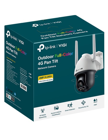 TP-Link VIGI 4MP Outdoor 4G Full-Colour Pan Tilt VIGI-C540-4G-E1