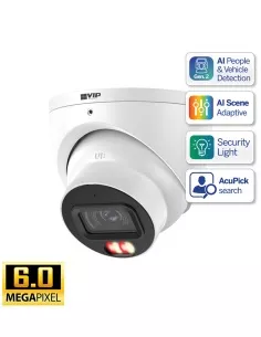 VIP Vision Professional AI Series 6.0MP Fixed Deterrence VSIPP-6DIRG-I3 2