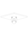 VIP Vision 8MP 4K AI Professional AI Series Fixed Deterrence Turret Pro - VSIPP-8DG-ID4-P