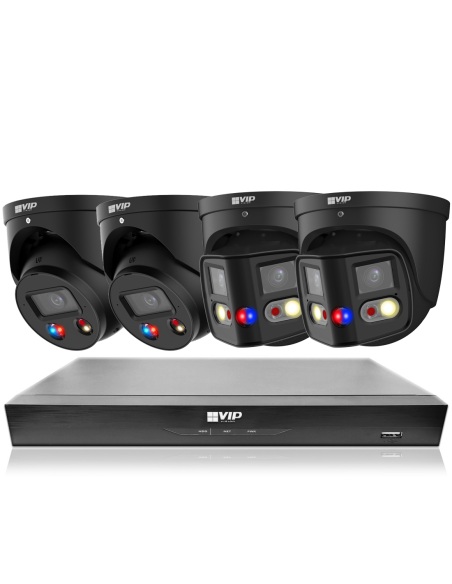 VIP Vision 8MP 8Ch AI NVR 2TB + 4 Cameras Black NKPRO-88602D2DD-EBLK VIP Vision 8MP 8Ch AI NVR 2TB + 4 Cameras Black NKPRO-88602D2DD-EBLK